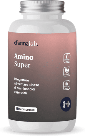 eFarmaLab Amino Super Integratore di Amminoacidi Essenziali 150 Compresse