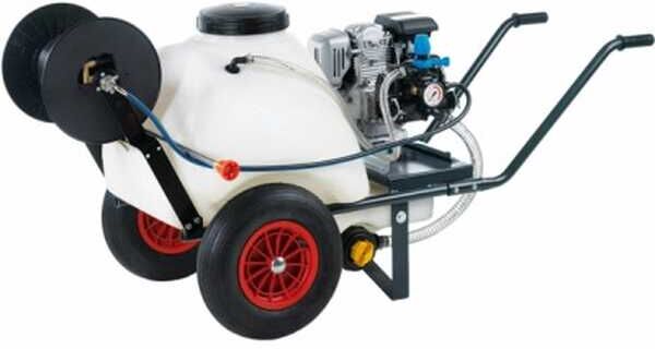 AgriEuro TOP-LINE Kit Sprühpumpe Comet MTP MC 25 - Loncin-Motor 148F-2 und Wagen mit 80 l Tank