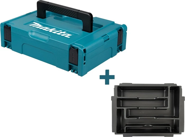 Makita Werkzeugeinsatz für Kleinteile P-83668 (schwarz, für MAKPAC Koffer)