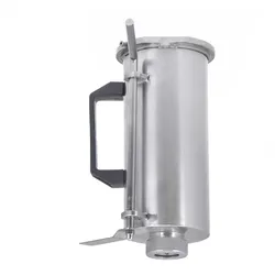 Cucina Magica Gastrotechnik Slush Sirup Ersatzbehälter für Churros Extruder Alhambra 2 L mit Cutter 5L
