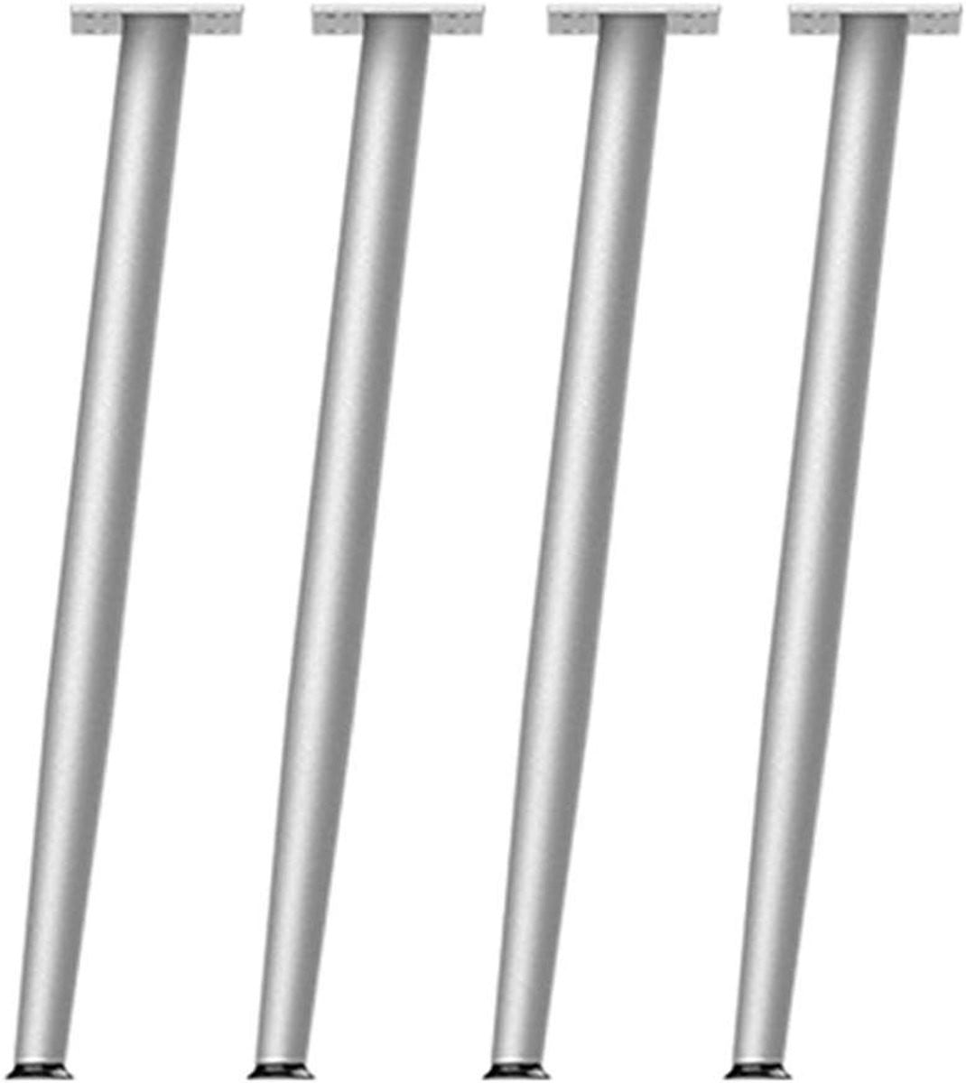Set Tafelpoten Zwart - 62 cm