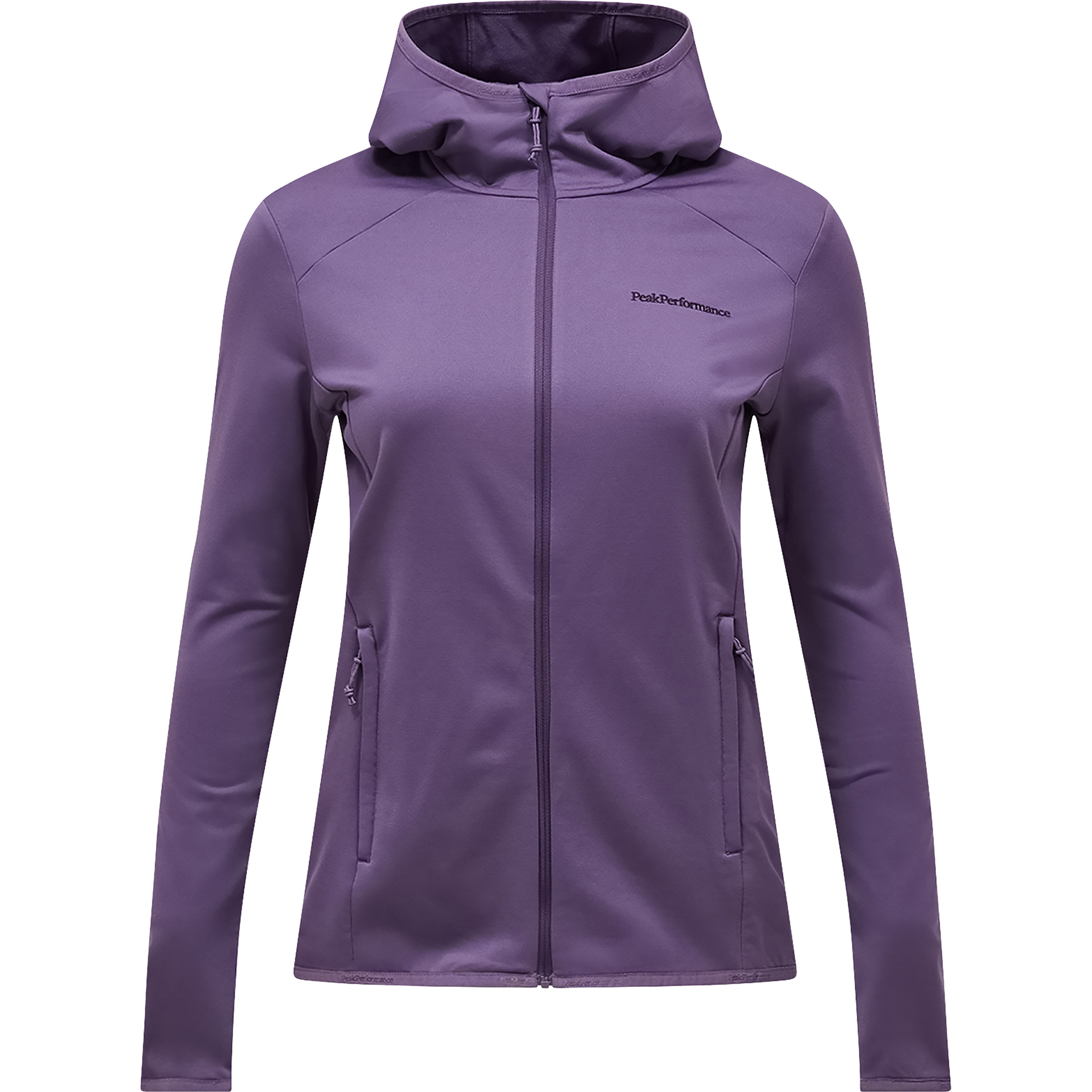 Peak Performance Light Damen Fleecejacke lila Größe S Trekking Elastisch