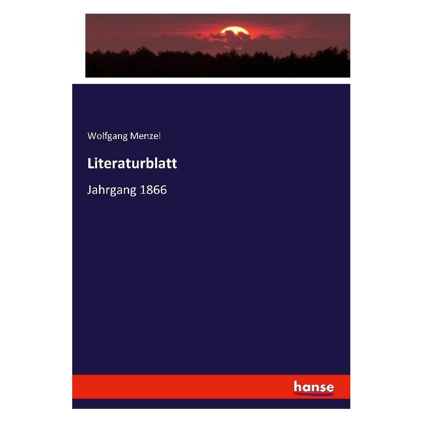 Hansebooks Literaturblatt (Deutsch, Softcover, Wolfgang Menzel) (55918236)