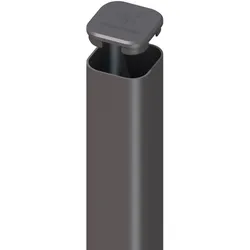TraumGarten Metallpfosten 70x70 mm-Einb-2400-anthrazit