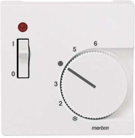 Merten Plaque centrale pws pour insert thermostat d’ambiance 536119 (536119)