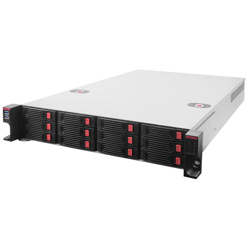 SilverStone RM22-312 Rackmount Server Gehäuse, 2U, E-ATX - schwarz