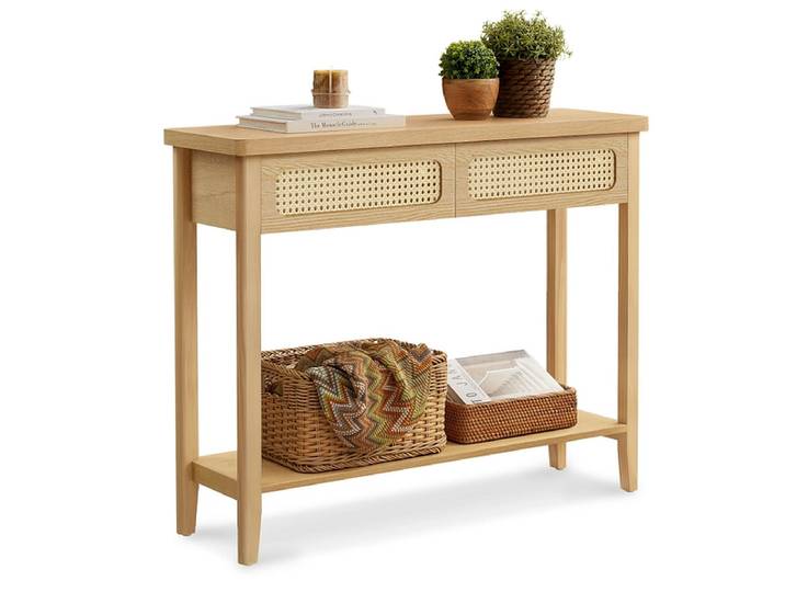 SONGMICS Konsole BOHO Eiche