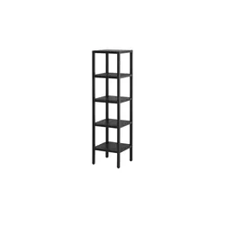 Regal  Oria , schwarz , Maße (cm): B: 37 H: 139 T: 37.0