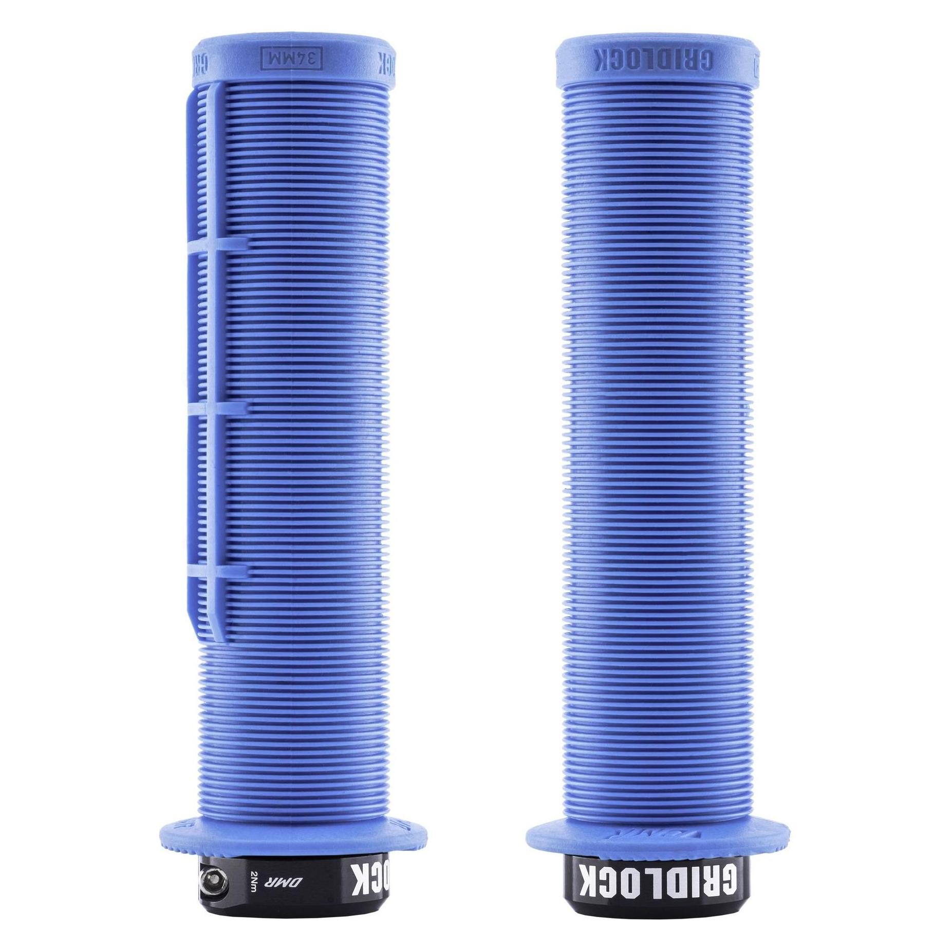 DMR Gridlock Griff, Flansch, 140/34mm, blue (DMR-G-009-003)