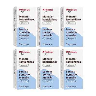 Redcare Monatslinse -1 6er-Pack 6x1 St Kontaktlinsen