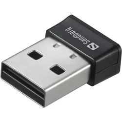 Sandberg Micro Wifi Dongle (USB), Netzwerk Adapter, Schwarz