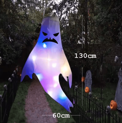 Inspire Curations LED Hanging Ghost Decoration Hanging Ghost Decoration Light Up Halloween Decor For Home, Yard & Parties a 003