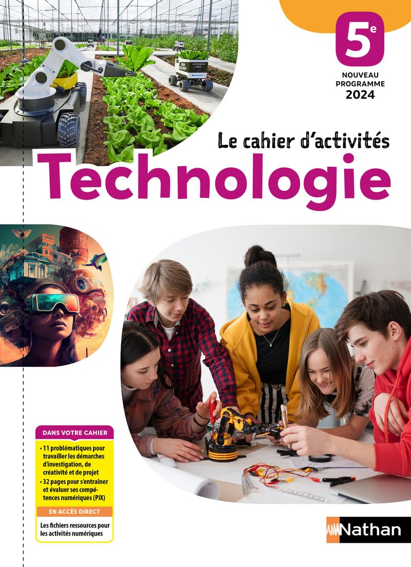 Damien Iceta - Technologie 5e : le cahier d'activités : nouveau programme 2024 - Preis vom 15.10.2026 23:06:25 h