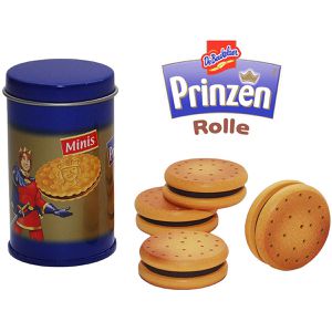 tanner Kaufladen-Zubehör 0925.5, De Beukelaer Prinzenrolle, 4 Kekse, aus Holz