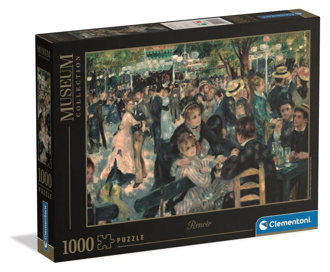 Clementoni Puzzel 1000 stukjes Museum Bal du Moulin de la Galette 37091