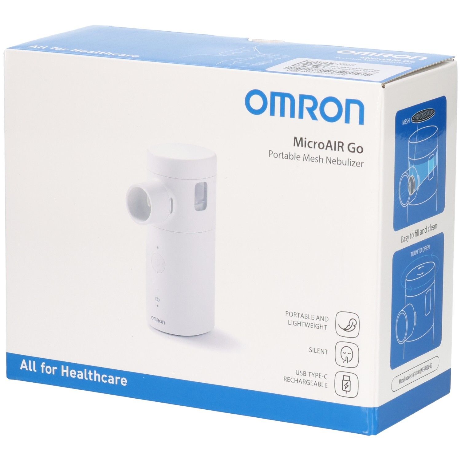 Omron MicroAir Go Ne-U300 Mesh Vernebler tragbar 1 St Gerät