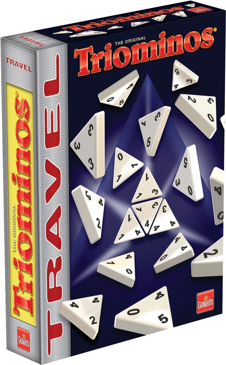 Spiel GOLIATH "Triominos Travel Edition", weiß (bunt), Spiele, Kinder, Spiel