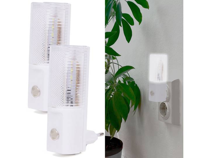 2er-Set LED Steckdosen Nachtlicht