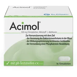 Acimol 500 mg Filmtabletten - mit pH-Teststreifen 96 St