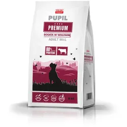 PUPIL Premium M&L Trockenfutter für Hunde, reich an Rindfleisch 12kg