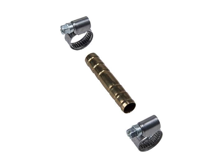 Cornat Schlauchverbinder mit 2 Schellen Messing 3/8