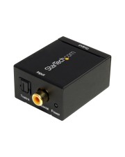StarTech.com SPDIF Digital Koaxial und Toslink Optisch auf Stereo RCA Audio Konverter Digitaler Audiokonverter koaxial/optisch Schwarz (SPDIF2AA)