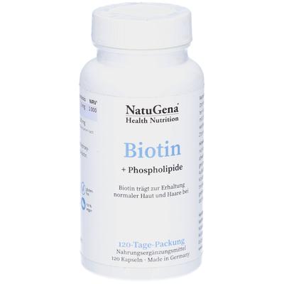 Biotin HOCHDOSIERT+Lecithin vegan Kapseln 120 St