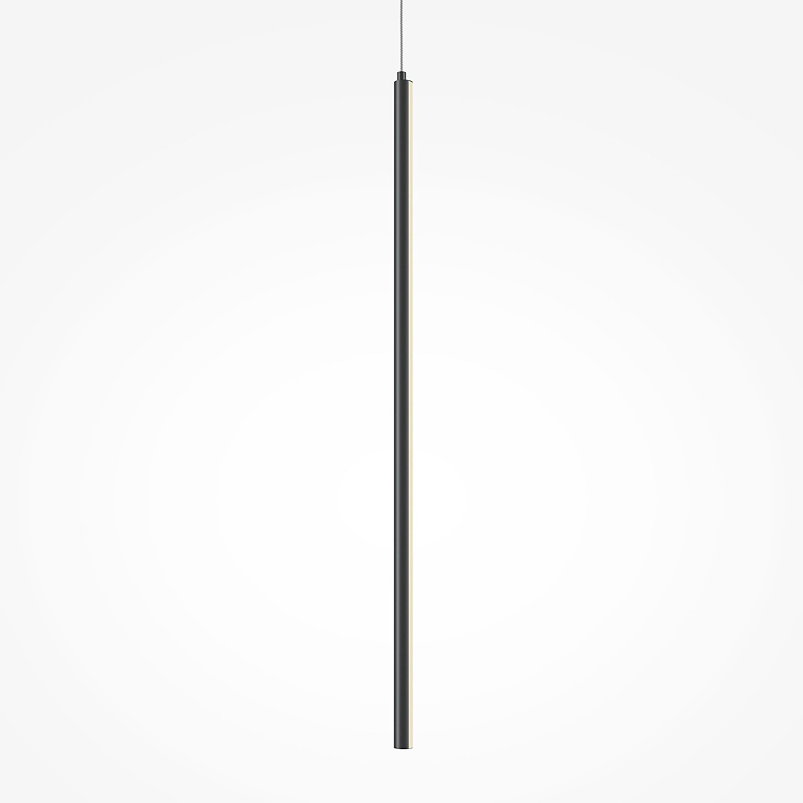 Maytoni Halo LED hanglamp zwart minimalistisch design met verstelbare hoogte