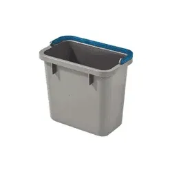 Numatic 4-Liter Eimer grau mit farbcodiertem Henkel (blau)