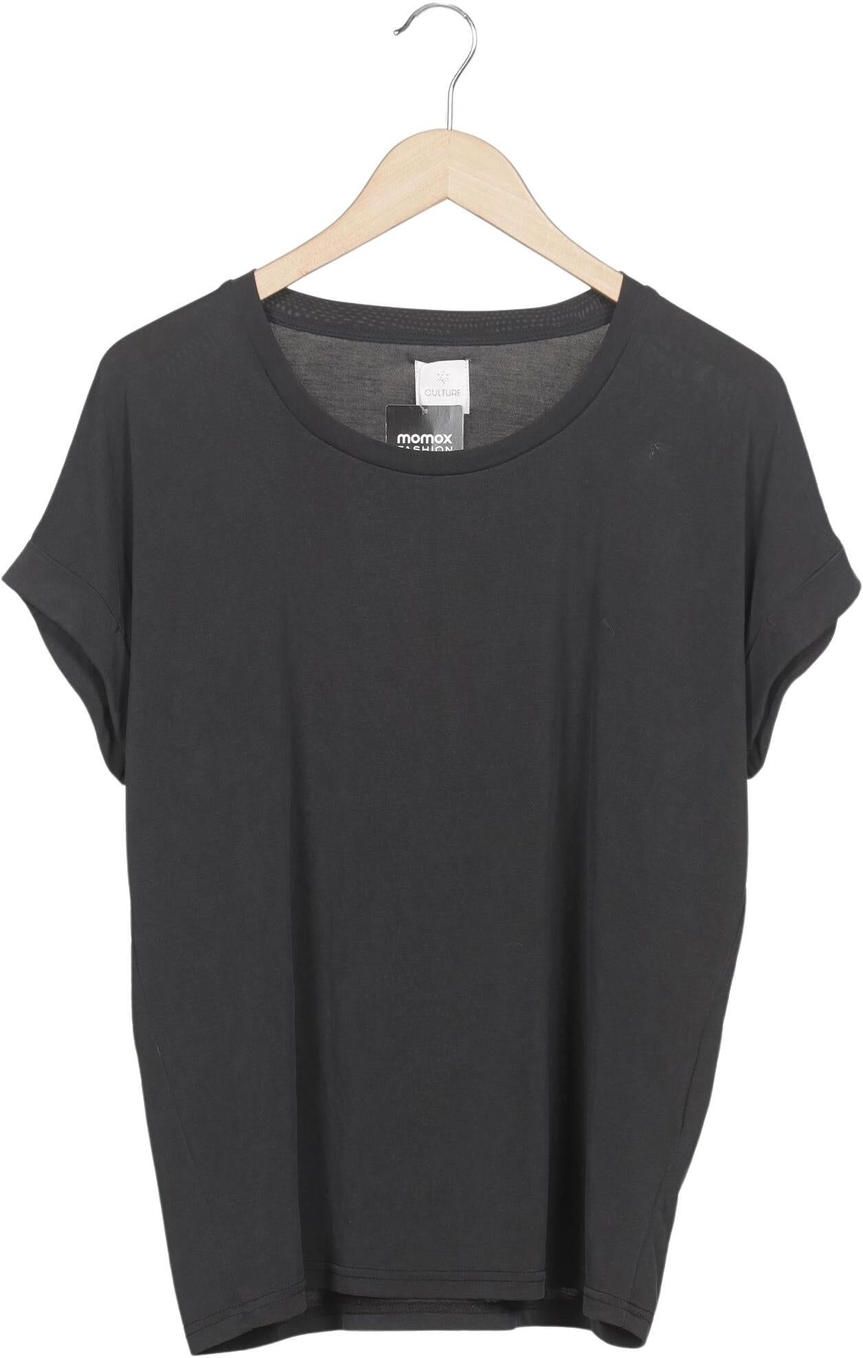 Culture Damen T-Shirt, Grau, Gr. M, Modal / Synthetik - Second Hand