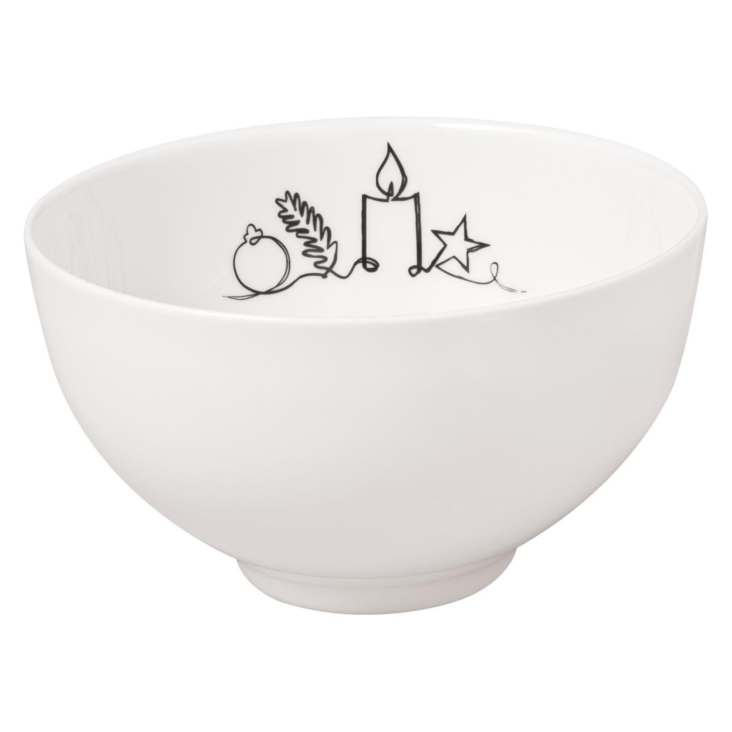 Villeroy & Boch Bol XMAS Statement Lines (13.80 cm, 0.47 l) (1016296251)