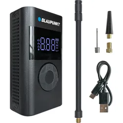 Blaupunkt Tragbare Akku-Luftpumpe TPM 124 mit Powerbank-Funktion / integrierter LED