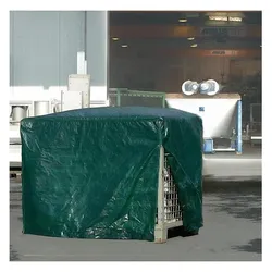 Bio Green, Abdeckplane, Gitterbox-Abdeckhaube 125x85x98cm ohne Reissverschluss - Grün (1.25 x 0.85 m)