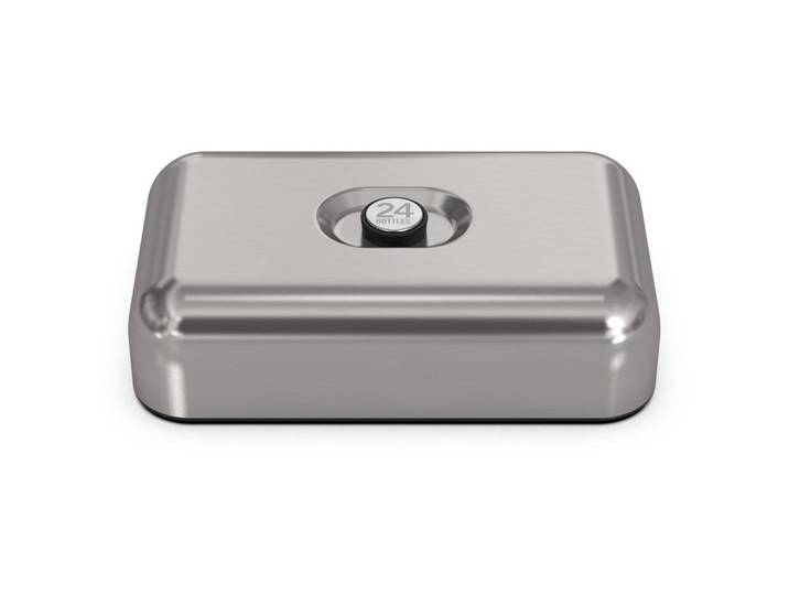 Lunchbox 24 Bottles Brushed Steel T 16.1 cm - Lunchbox