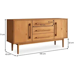Idimex, Kommode + Sideboard, Tecca