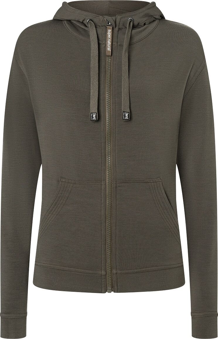 super.natural Women's Solution Hoodie Black Ink S
