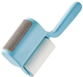 Inspired Deals Reusable Lint Roller Brush For Pet Hair, Dust & Clothes Cleaning Blue