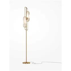 Maytoni, Stehlampe, Marmo Stehleuchte, Stehlampe 2x G9 Gold-Farbe (G9)