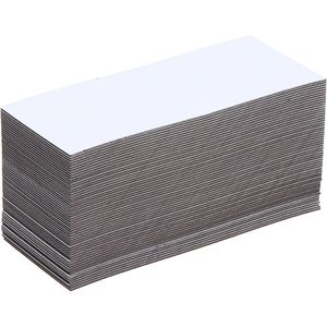 Eichner Magnetschilder 9218-04025, weiß, 150 x 40 mm, für Handbeschriftung, 100 Stück