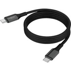 Ansmann Handy Kabel 1.2 m USB-C® Schwarz 1700-0204