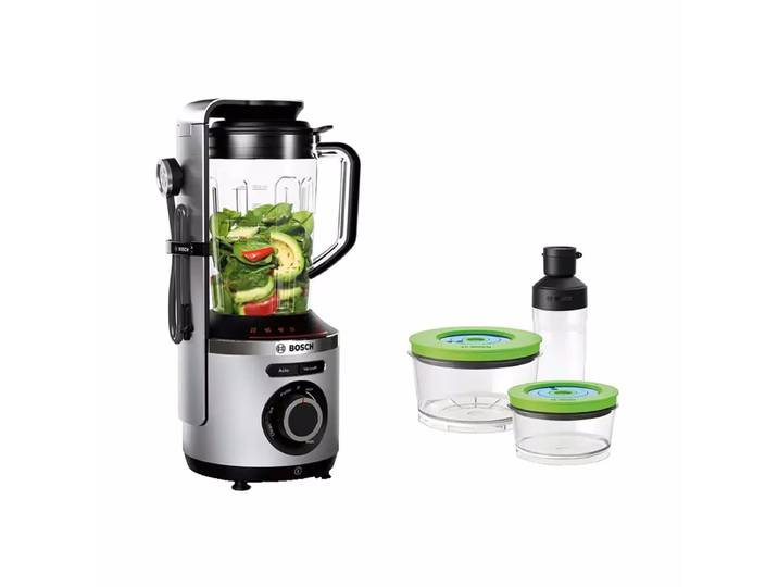 Bosch Vakuum Standmixer MMBV625M – Standmixer/Blender – schwarz / silber