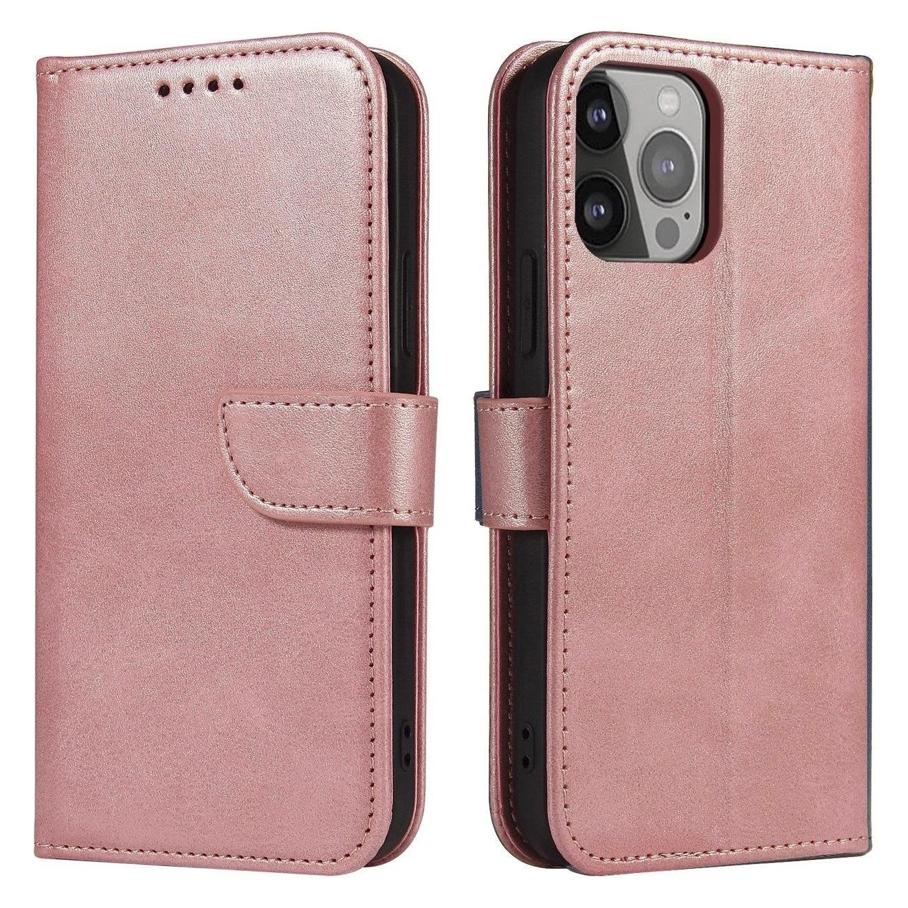 PhoneLook Hülle Magnetverschluss Flip Lederhülle (Samsung Galaxy S25+) (MAGNET CASE SAMSUNG GALAXY S25+ PINK)
