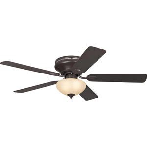 Westinghouse Deckenventilator Everett, 72154, Ø 132cm, mit Beleuchtung, Flügelfarbe espresso / Apfelholz