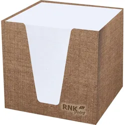 RNK Notizklotz Eco92x92x92mm 70g/qm weiß 900 Blatt Packung mit 6 Stück
