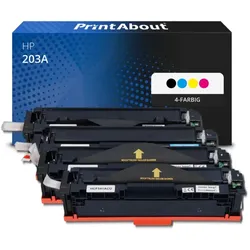 Toner kompatibel mit HP 203A (CF540A) - 4-farbig - Multipack