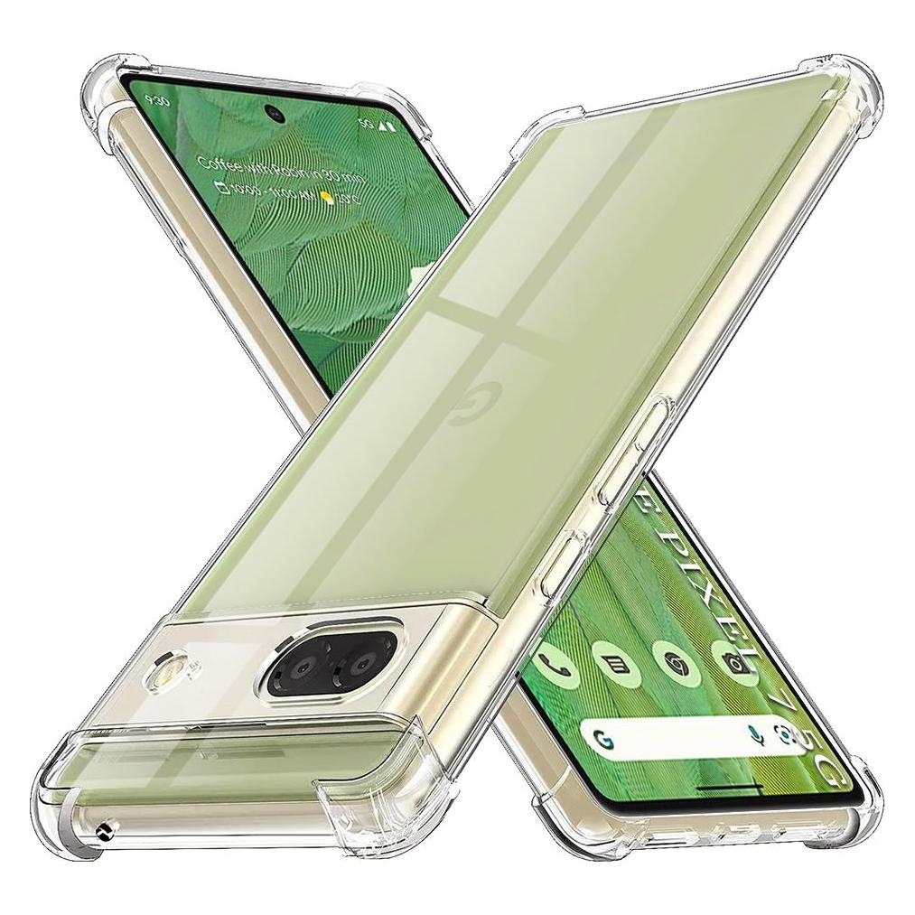 Techsuit - Shockproof Clear Silicone - Google Pixel 7 - Clear (Google Pixel 7) (56347436)