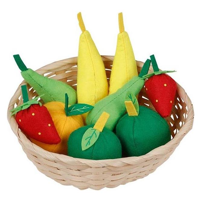 Goki Obst im Obstkorb 10 Teile (51512)
