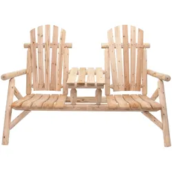 bellavista Zweisitzer-Bank mit Tisch Timber