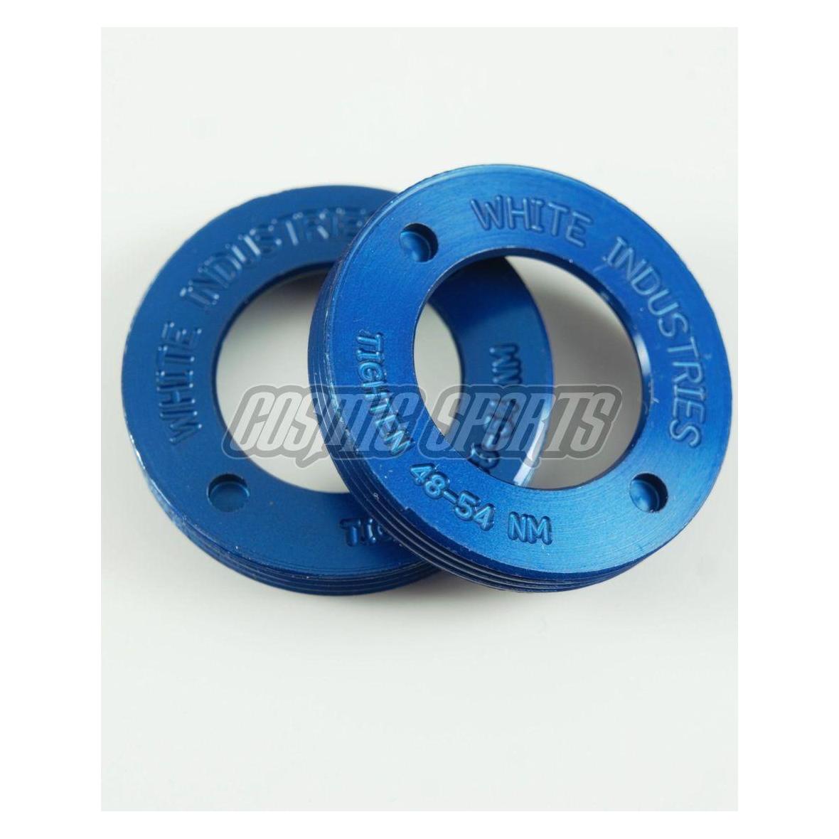 White Industries MR30 Extractor Caps, paar, blue (40081052)