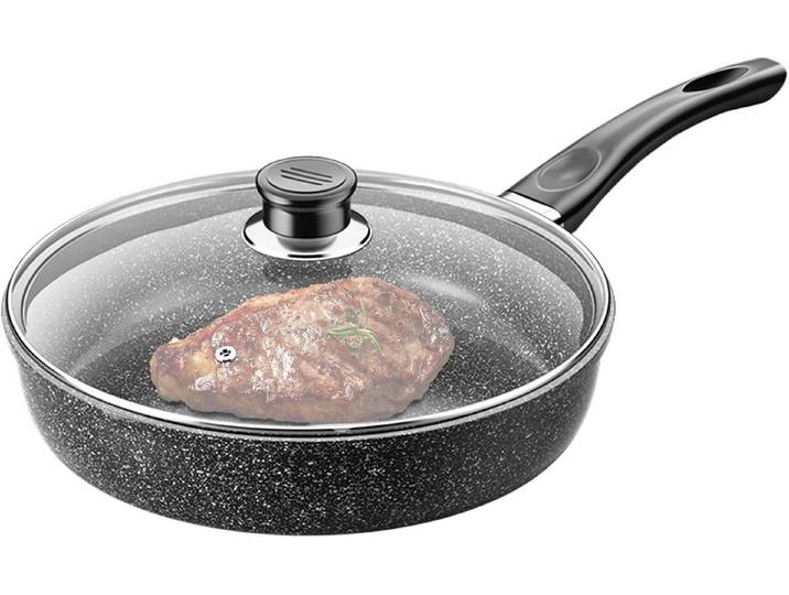 FELIXLEO Suppentopf Bratpfanne Metall Keramik Induktion antihaftbeschichtet, (1-tlg)